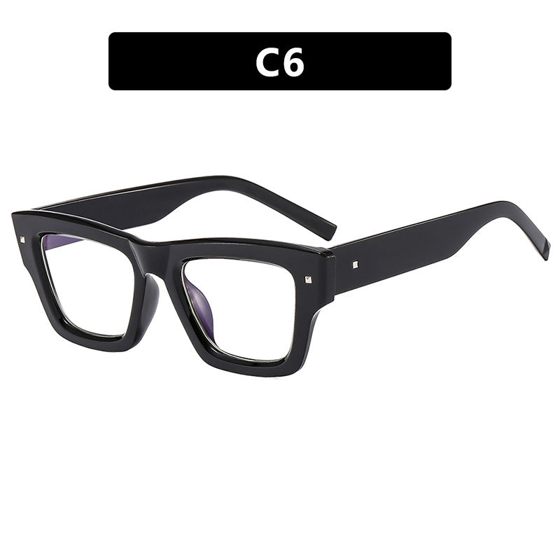 Damen trendige Sonnenbrille mit quadratischem Rahmen und UV-Schutz Brehn