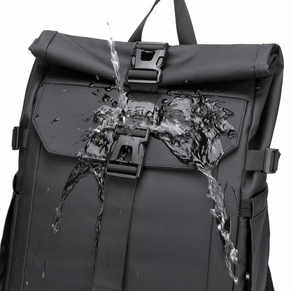 Wasserdichter Rolltop-Rucksack Brehn