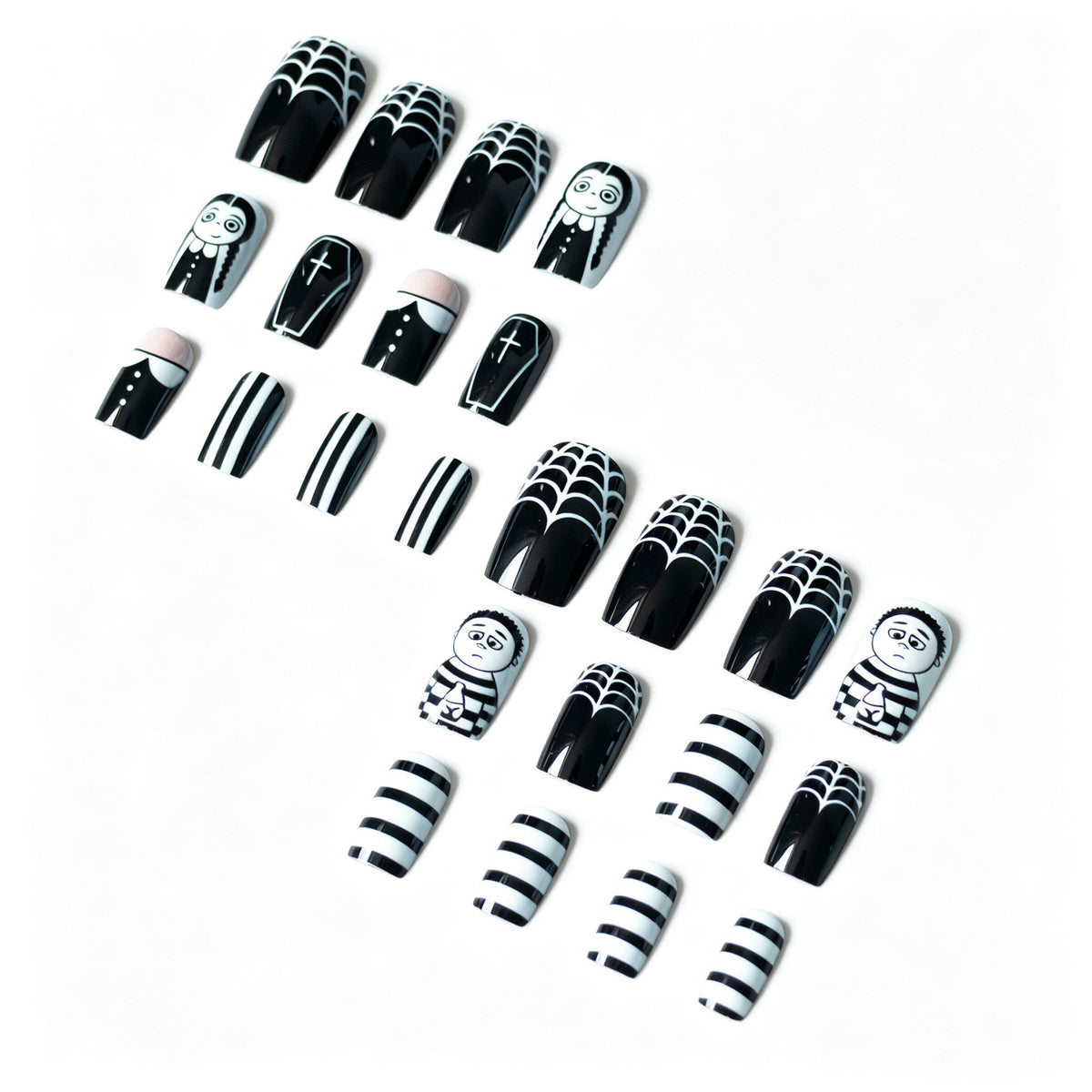 Künstlerisches Halloween Charakter Nagelkunst Set