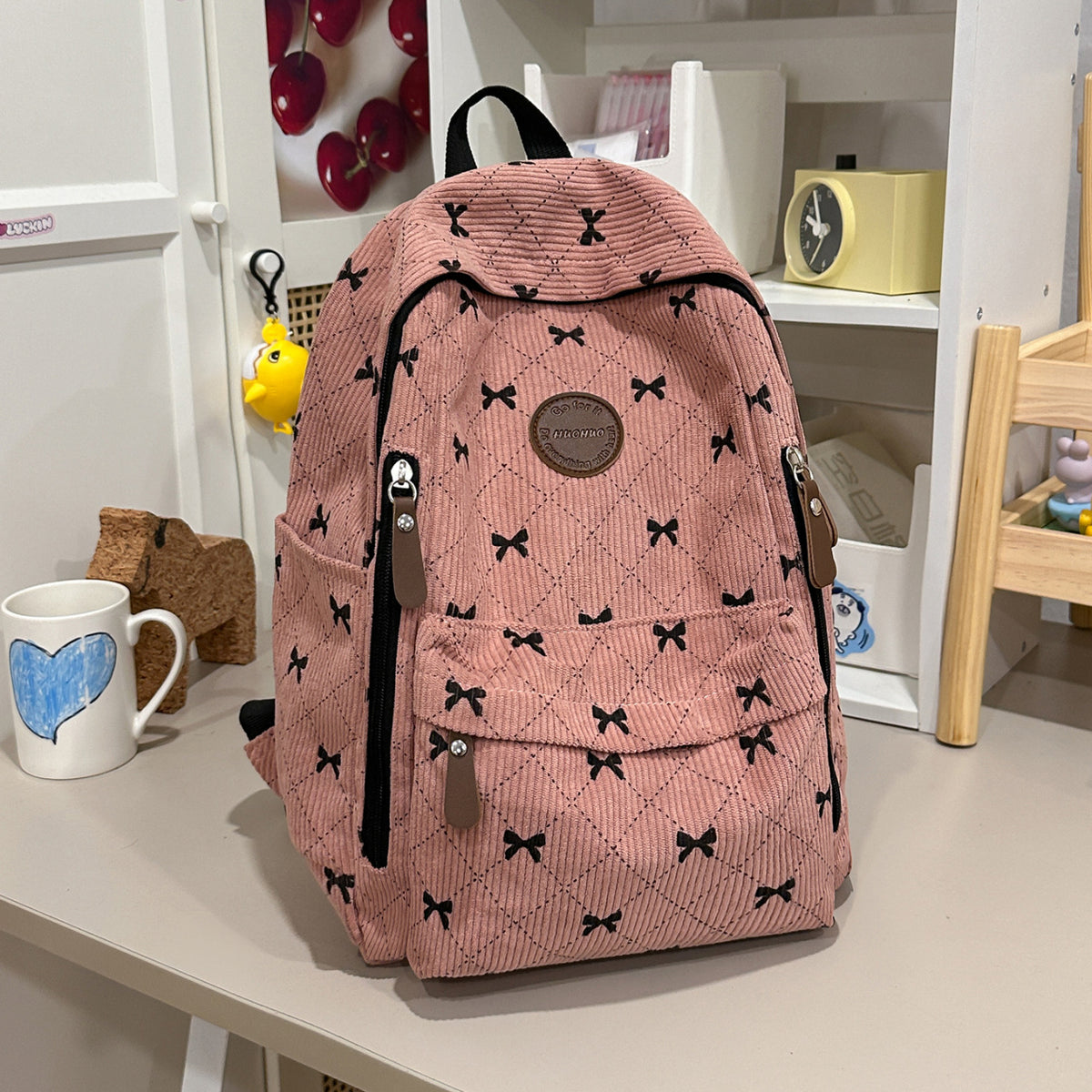 Mit einer Schleife verzierten Cordura-Rucksack Brehn