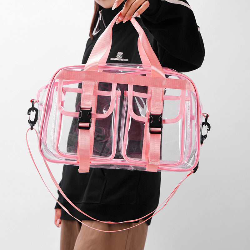 Transparente Tragetasche mit Mehreren Fächern Brehn