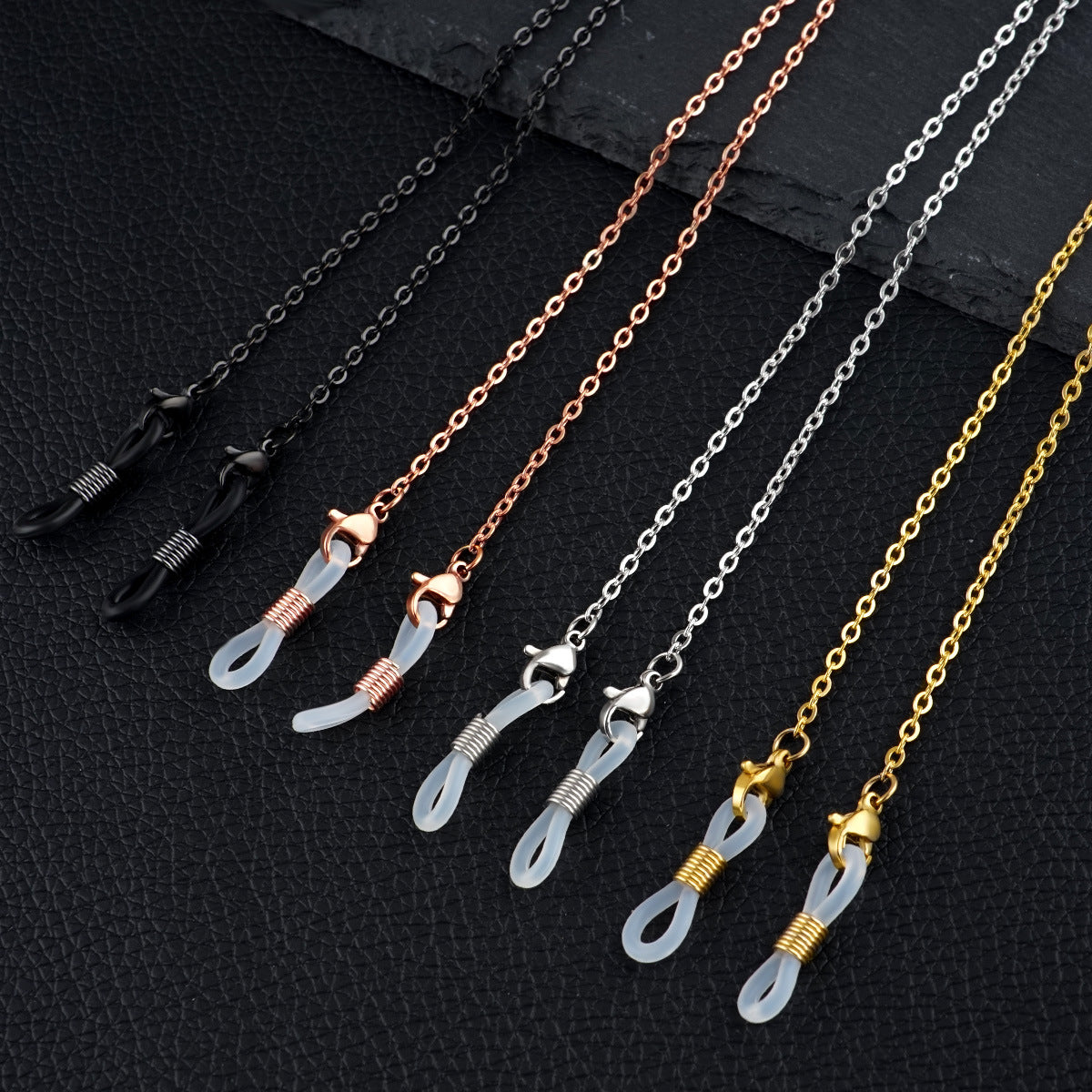 Schlanker minimalistischer Ketten-Brillenhalter Brehn