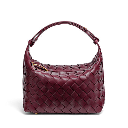Handgefertigte Geflochtene Leder Mini Tasche Brehn