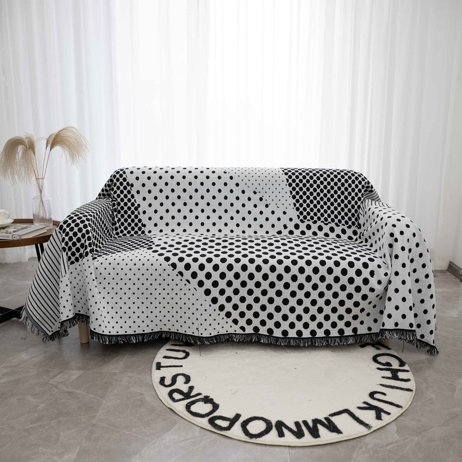 Stylische Bohemian Fransen-Werfen-Decke
