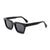 Damen stylische Sonnenbrille mit modernem Kunststoffrahmen Brehn