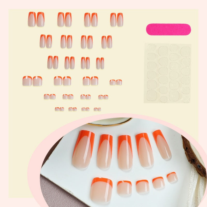 Kunstnagelset mit stilvollen geometrischen Designelementen Brehn