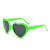 Herzförmige Sonnenbrille