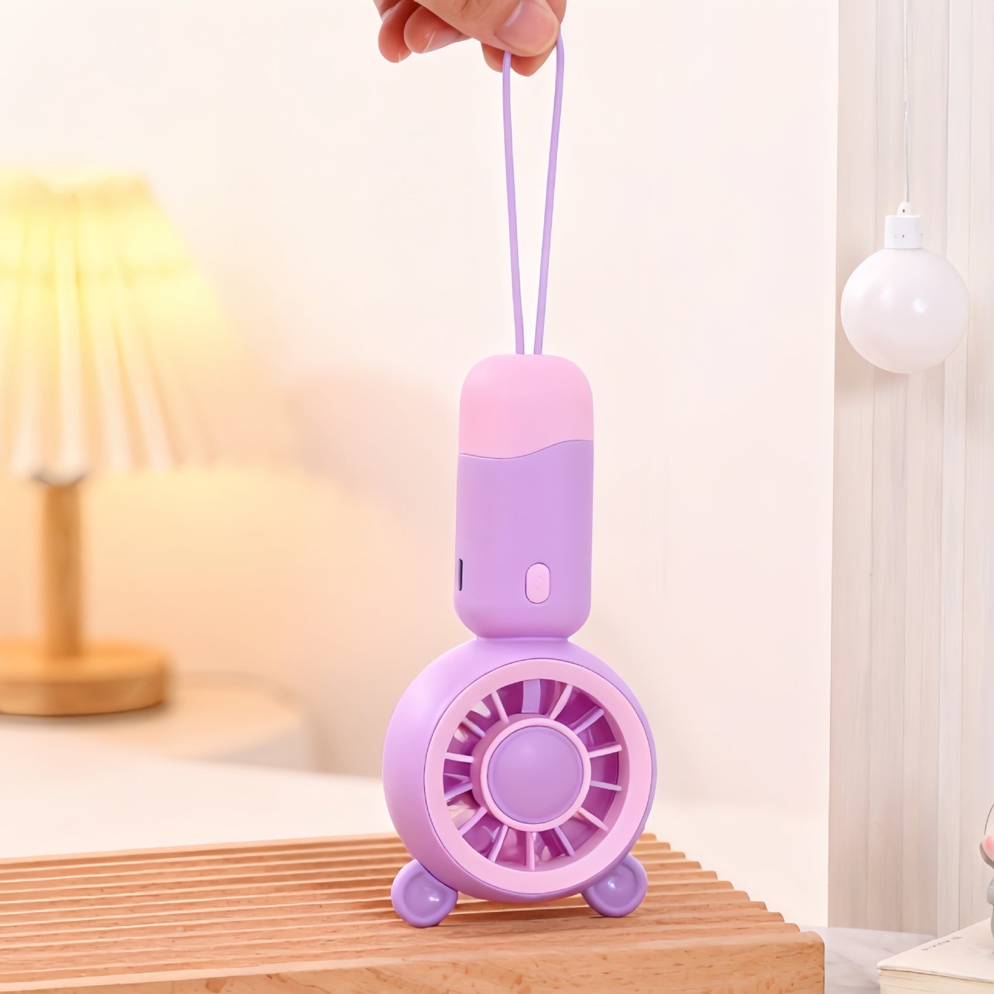 Damen Tragbarer Handventilator mit süßem Schnecken-Design Brehn