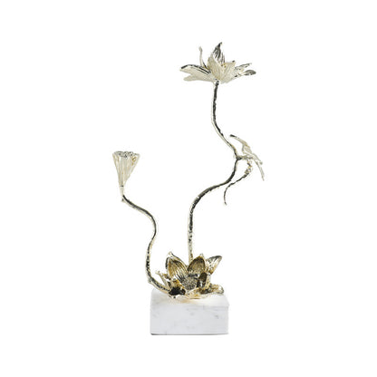 Moderne abstrakte Metallpflanze Skulptur