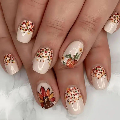 Saisonales Themen-Nagelkunst Brehn
