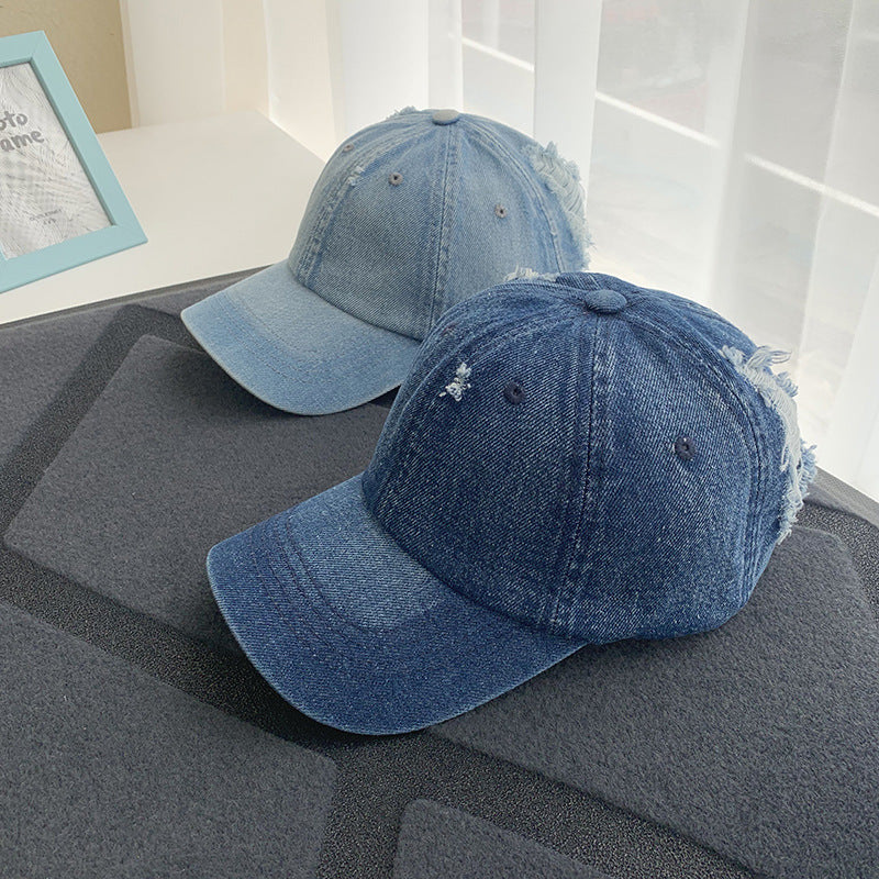 Damen Destroyed Denim Baseball Cap Brehn 1784084168