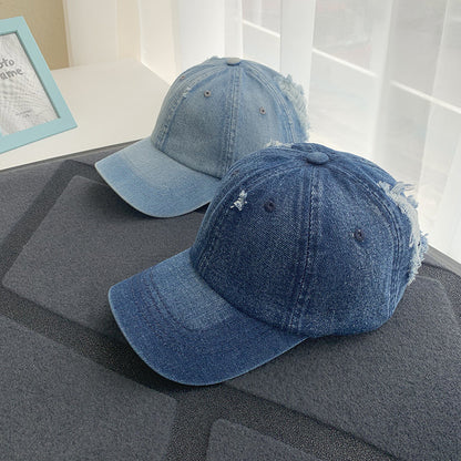 Damen Destroyed Denim Baseball Cap Brehn 1784084168