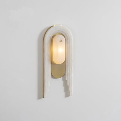 Moderne Alabaster Wandleuchte