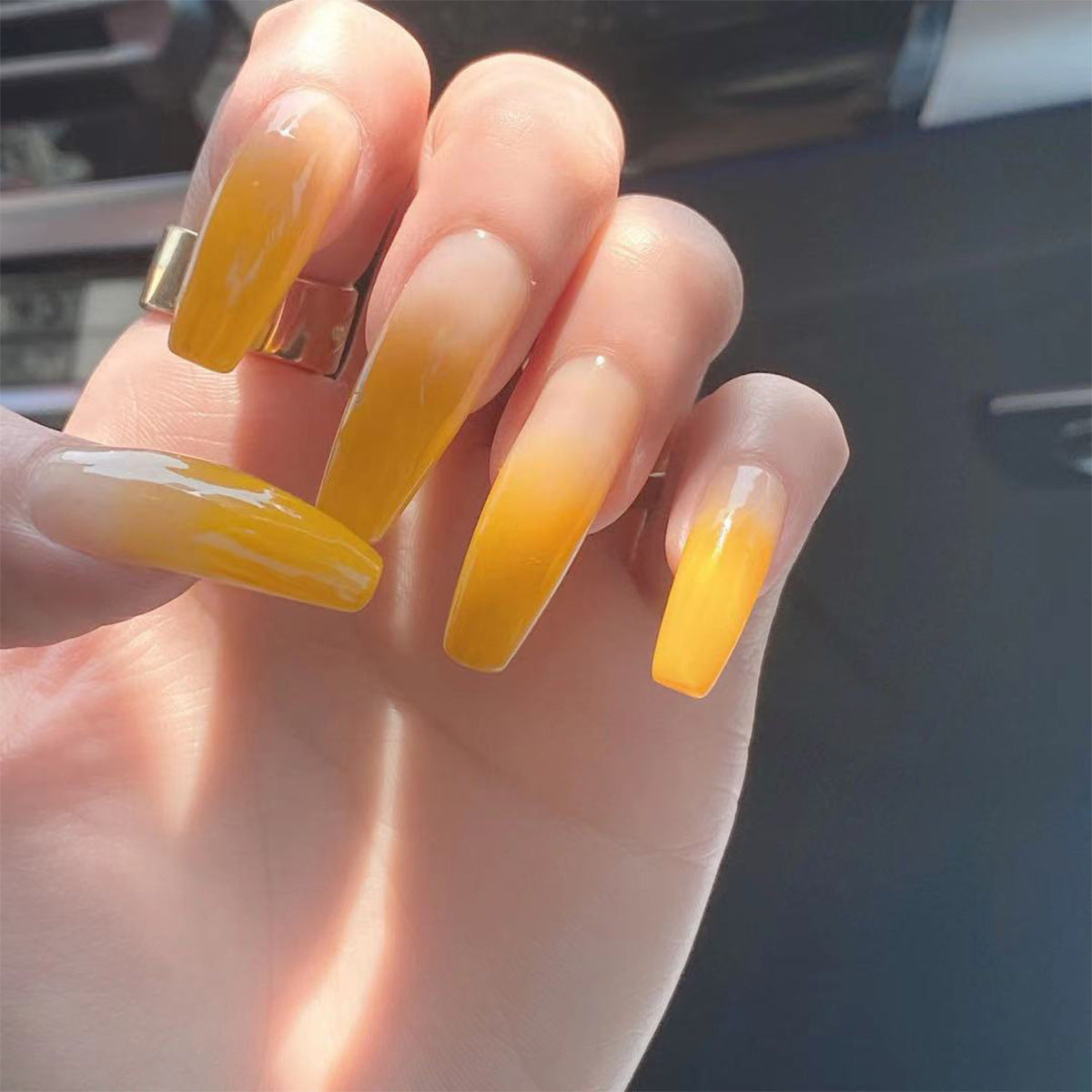Elegante und kreative Kunstnägel im Ombre-Stil Brehn