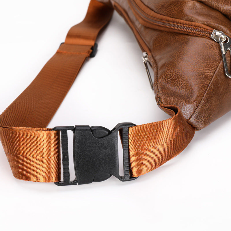 Lässige Leder Taille Tasche