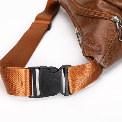 Lässige Leder Taille Tasche