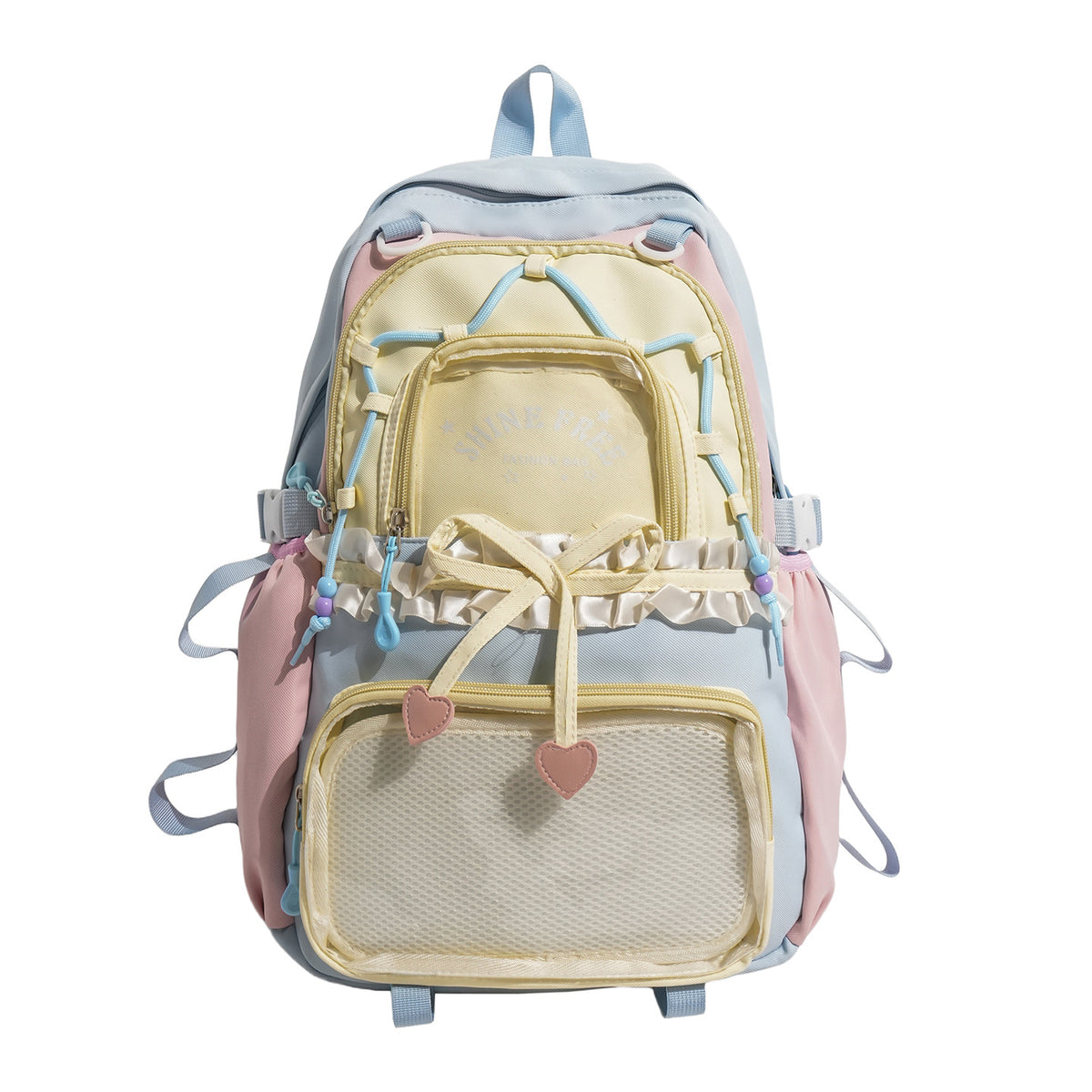 Stylische Multi-Compartment Mode Rucksack Brehn