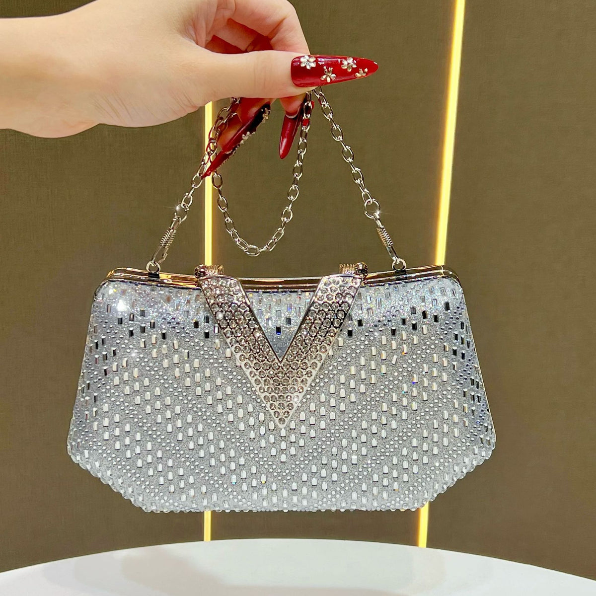 Glamouröse Abend-Clutch