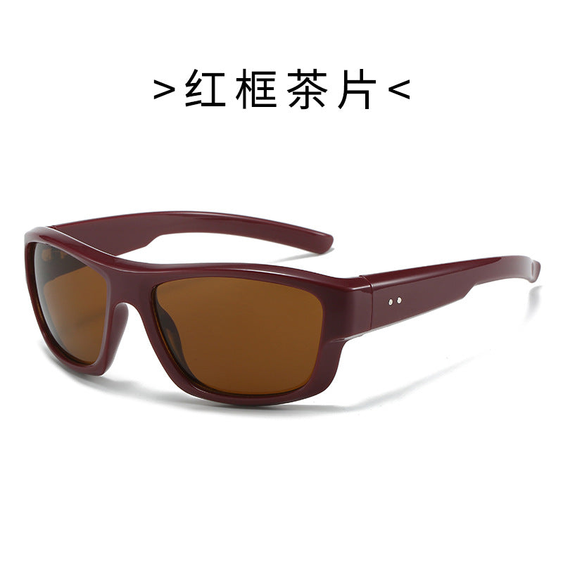 Damen Sport-Sonnenbrille mit robustem Rahmen und UV-Schutz Brehn