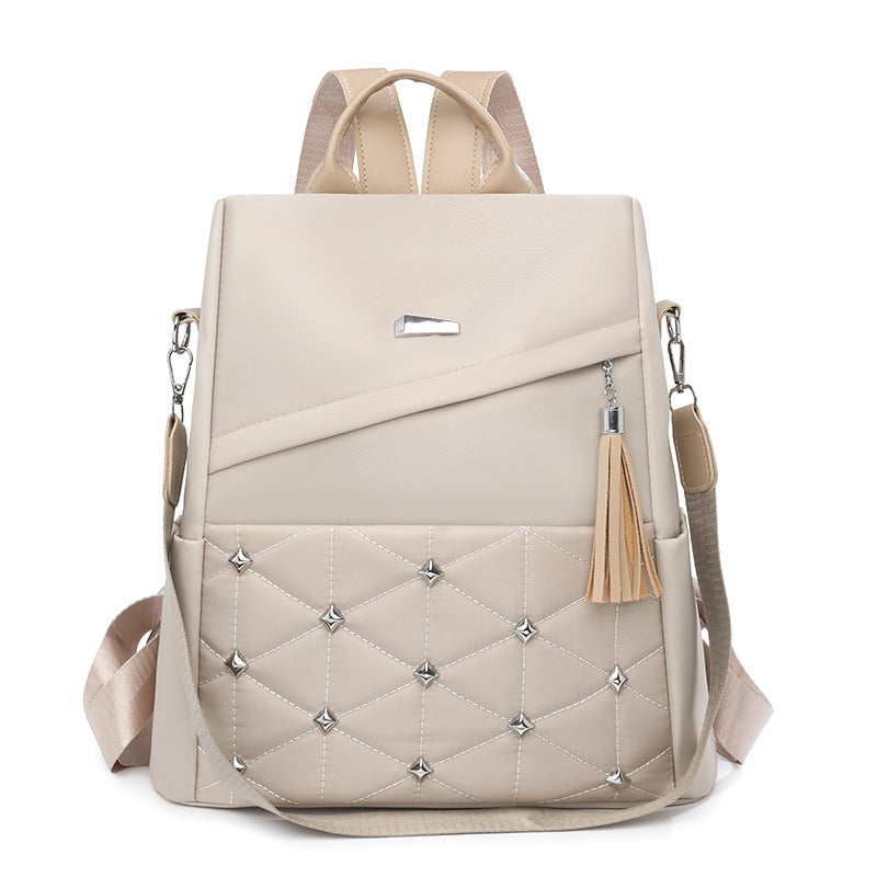 Stylische gesteppte multifunktionale Rucksack