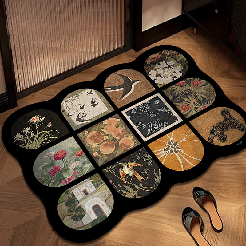 Vintage-inspiriertes dekoratives Teppich