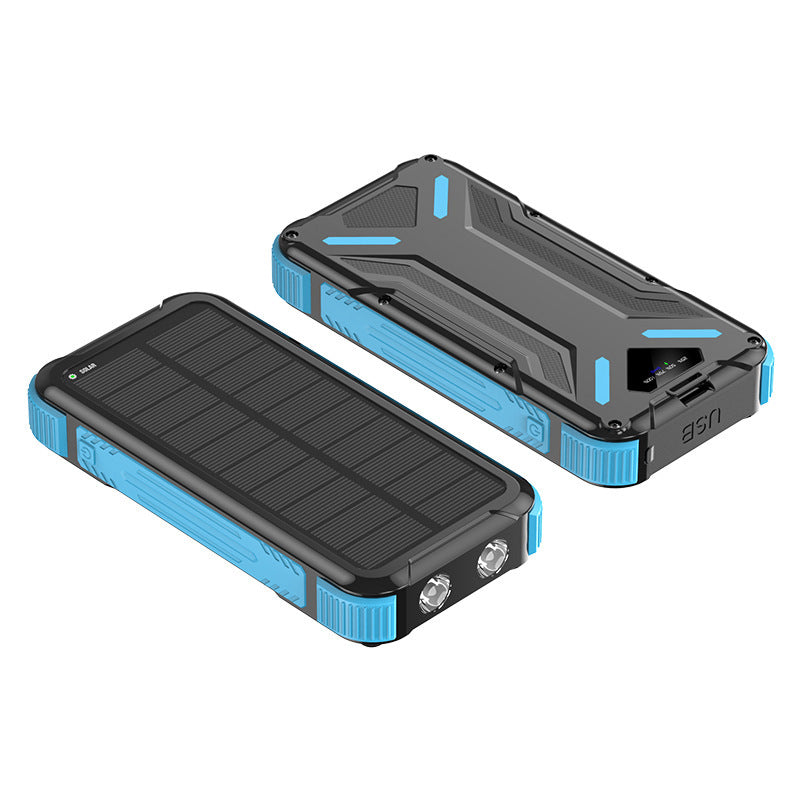 Solar Powerbank mit Led-Licht Brehn