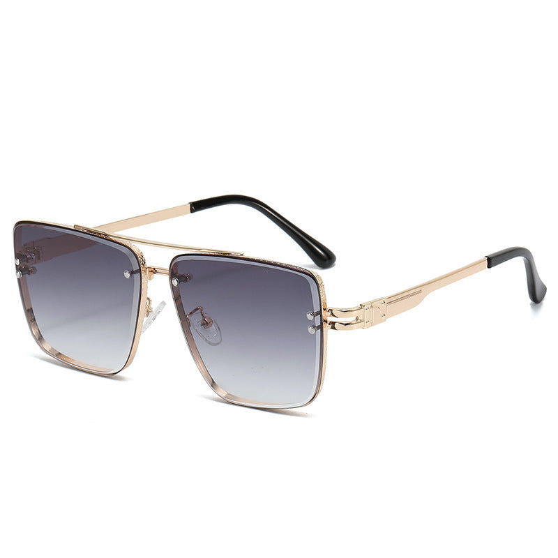 Damen Elegante Oversize-Sonnenbrille mit gradienten Gläsern und auffälligem Rahmen Brehn