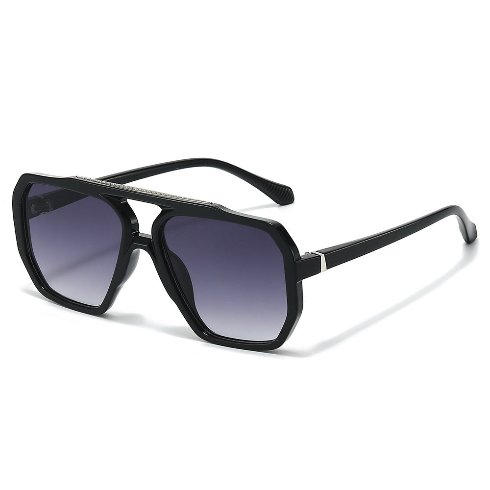 Oversized sechseckige Rahmen Sonnenbrille Brehn