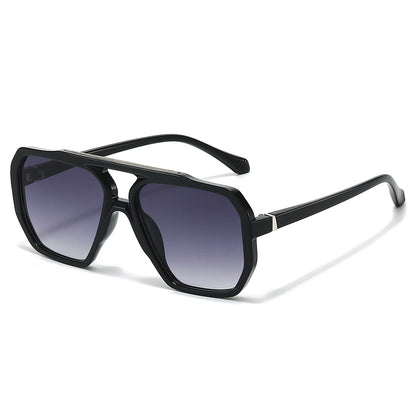 Oversized sechseckige Rahmen Sonnenbrille Brehn