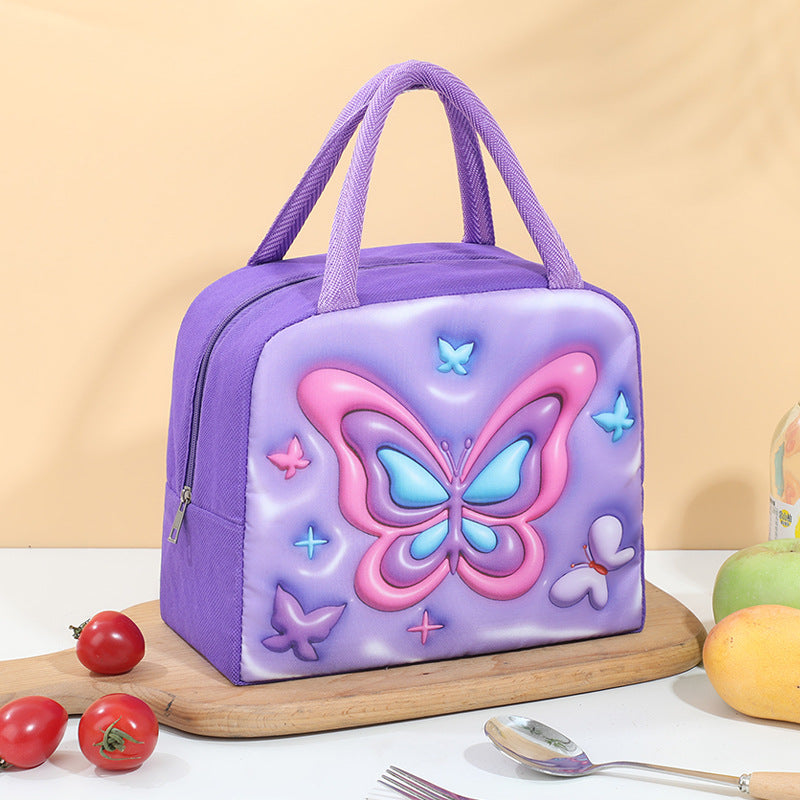 Isolierte Schmetterlings-Lunchbox Brehn