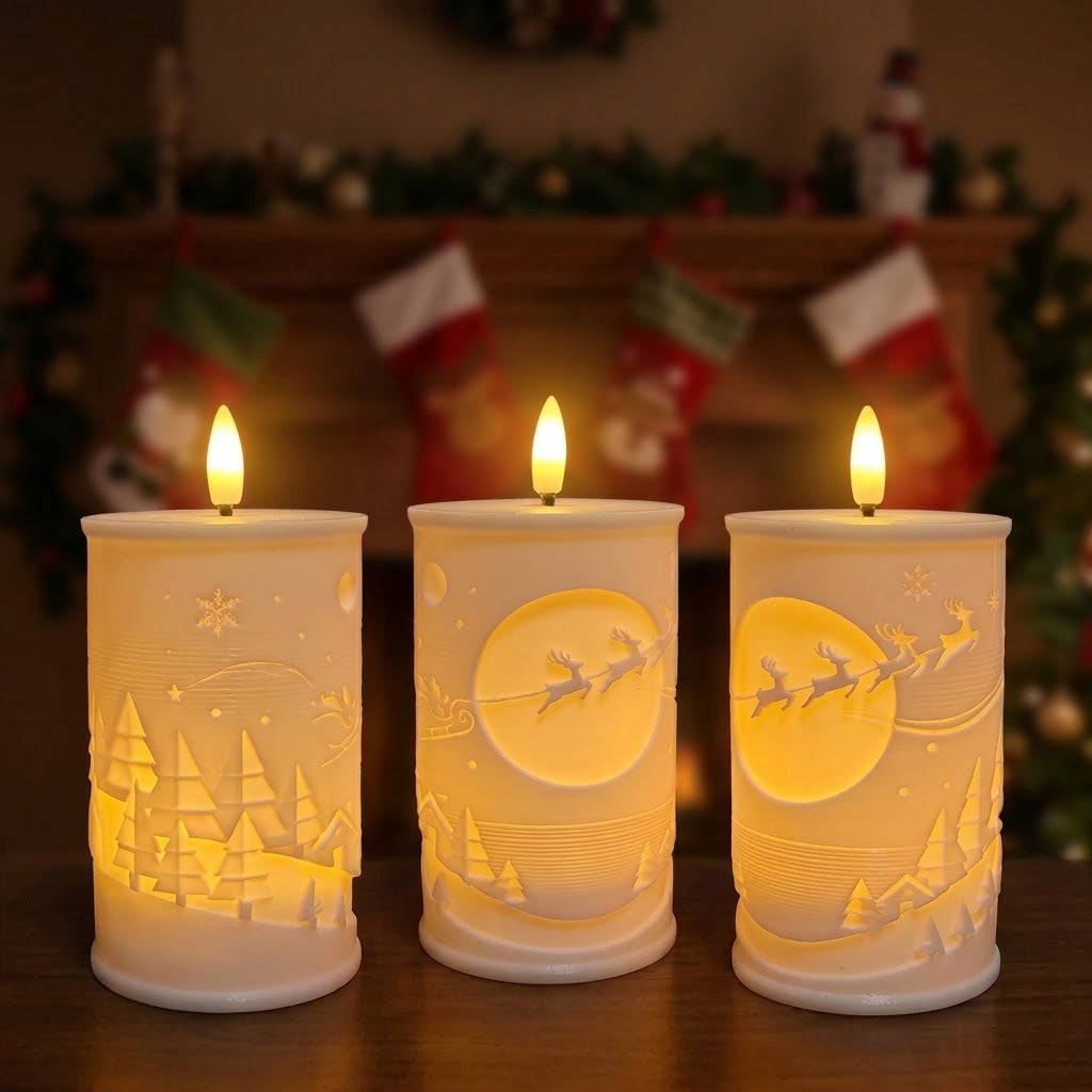Weihnachtsdekorative LED-Kerze
