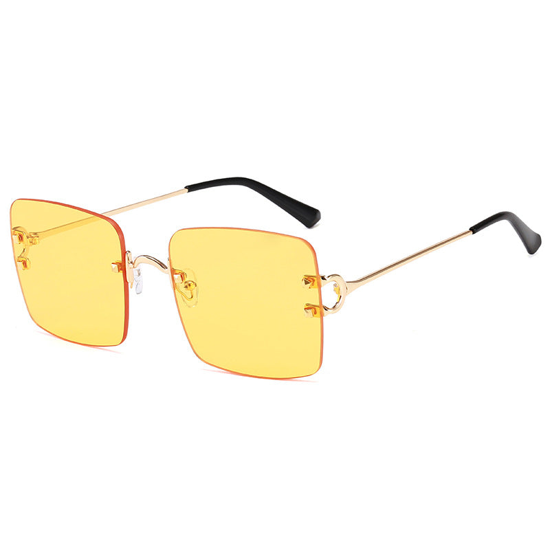 Damen quadratische Sonnenbrille mit elegantem Metallrahmen und robusten Gläsern Brehn