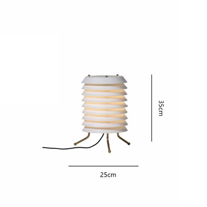 Moderne gewellte Tischlampe