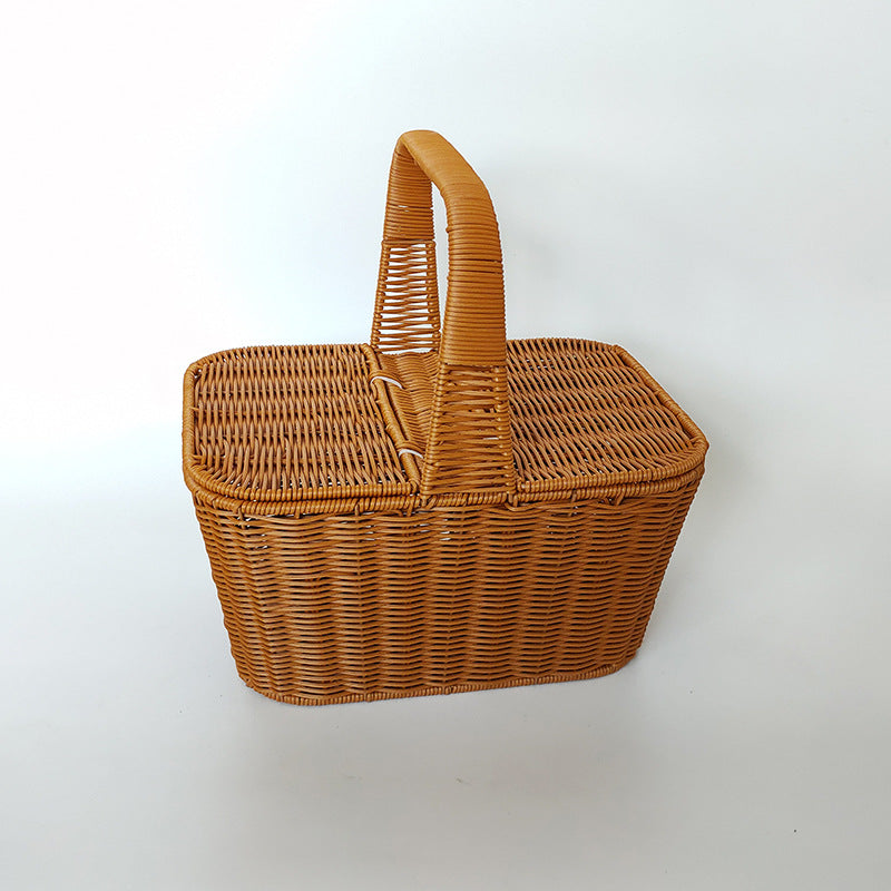 Eleganter Geflochtener Picknickkorb Brehn