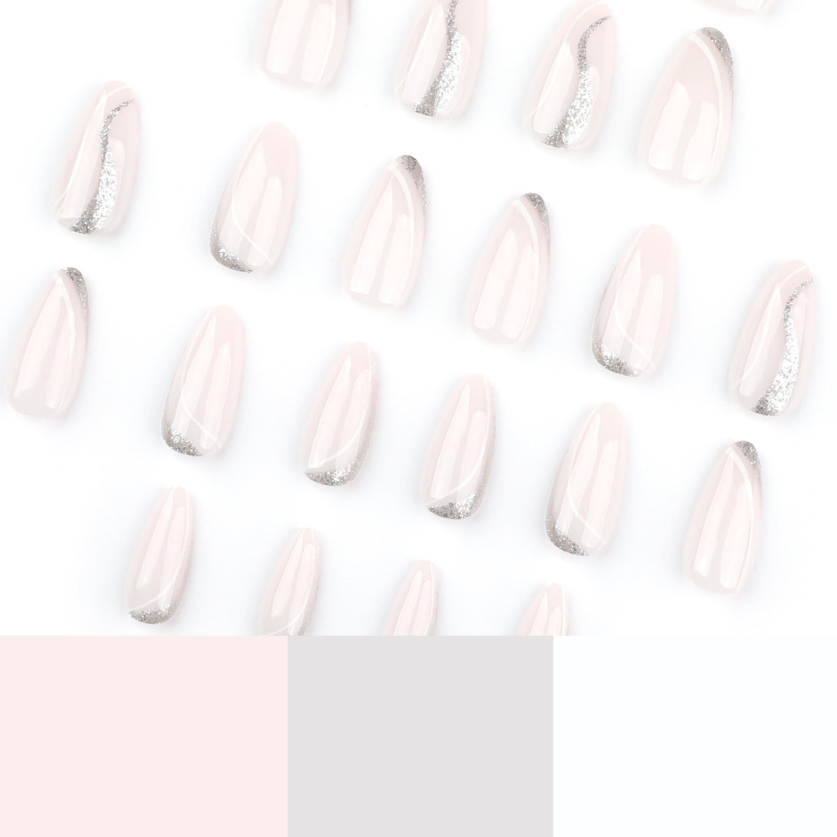 Kunstvolle Nageldesigns mit schimmernden Akzenten Brehn