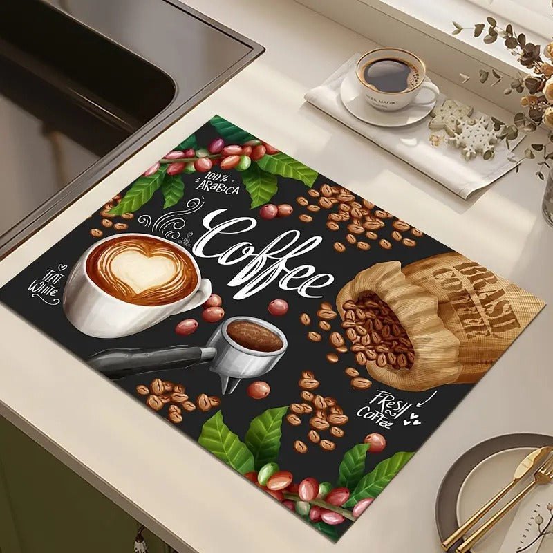Kaffee Bar Küchenteppich Brehn