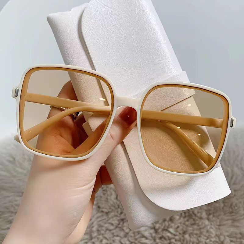 Damen quadratische Oversized-Sonnenbrille mit integriertem UV-Schutz Brehn
