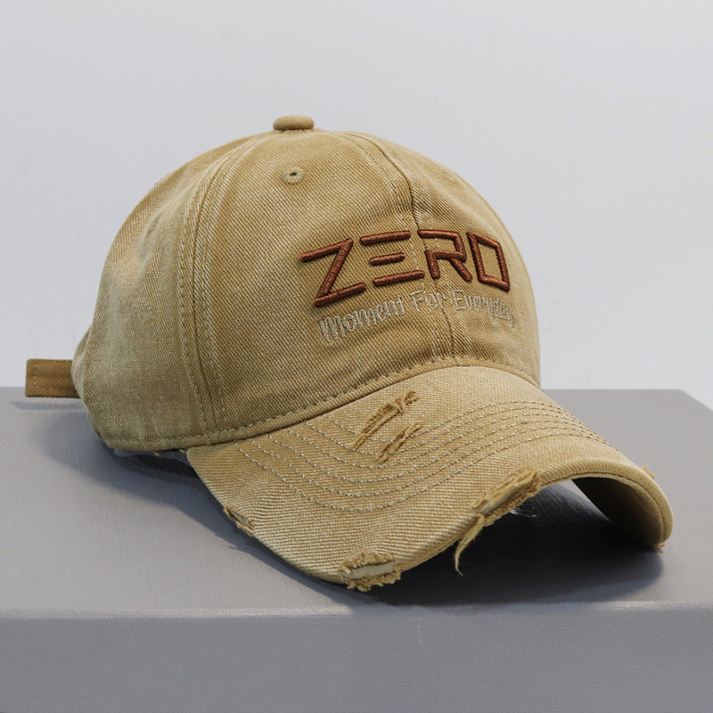 Herren Distressed Baumwoll Baseball Cap Brehn 1784270076