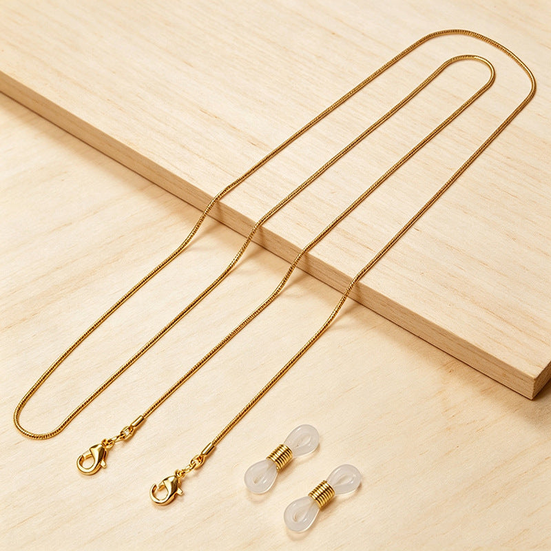 Verstellbare Metallische Sonnenbrillen Kette Brehn