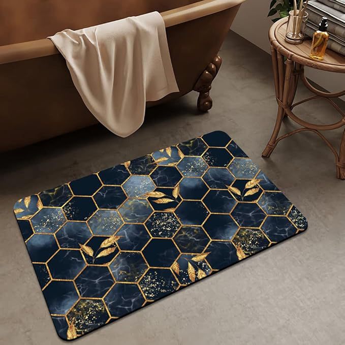 Premium abstraktes Design Duschmatte