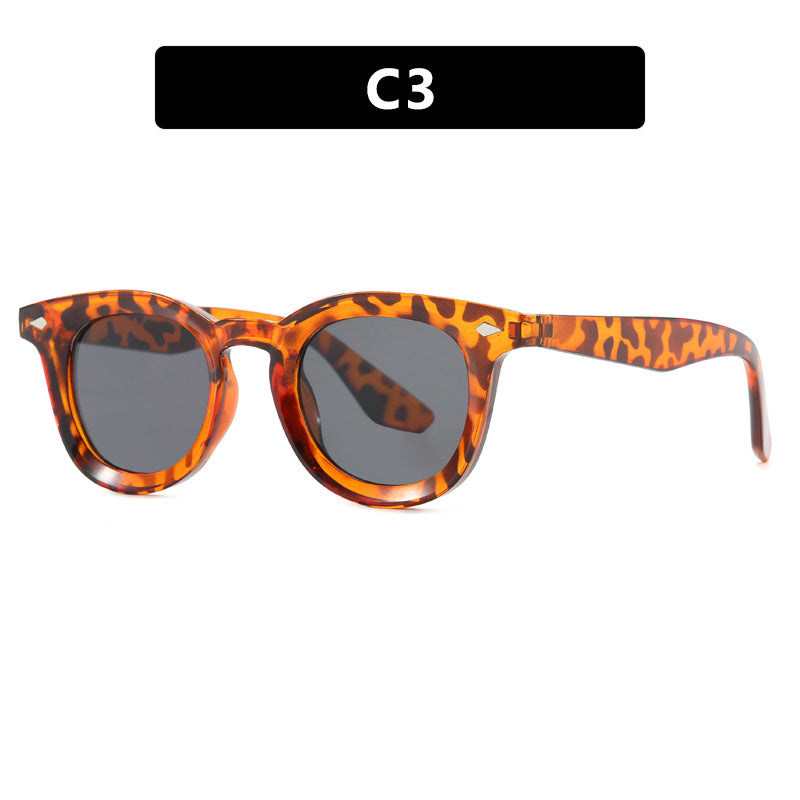 Damen modische Cat-Eye Sonnenbrille mit transparentem Rahmen Brehn