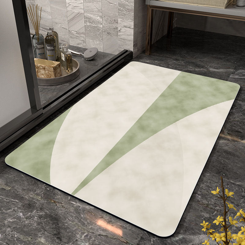Stylische abstrakte Badematte Brehn