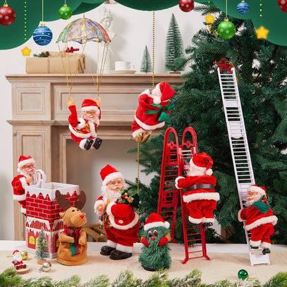 Dekorativer Weihnachtsmann mit Glöckchen Brehn