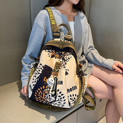 Künstlerischer Mehrfach-Taschen Sling-Rucksack Brehn