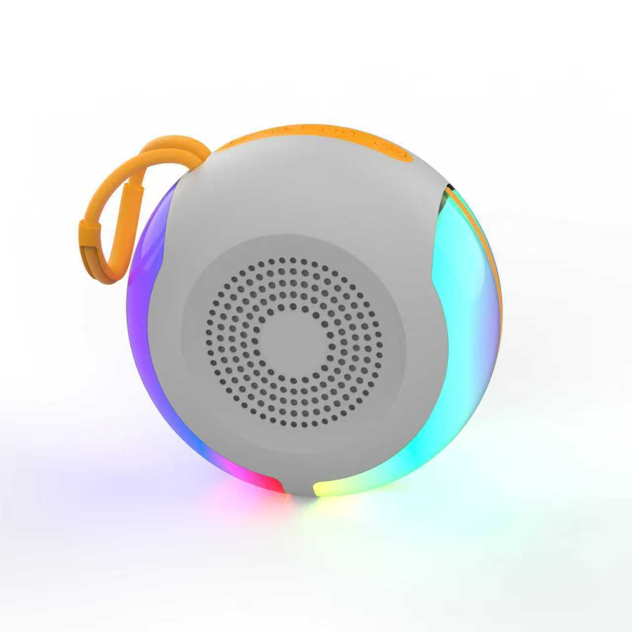Unisex Tragbarer Bluetooth Lautsprecher mit LED-Lichteffekten Brehn