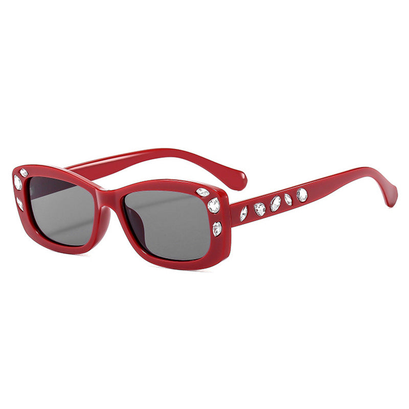 Damen modische Sonnenbrille mit Kristallverzierung Brehn