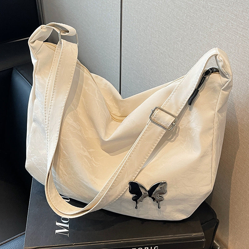Lässige Schmetterlings-verzierte Schultertasche
