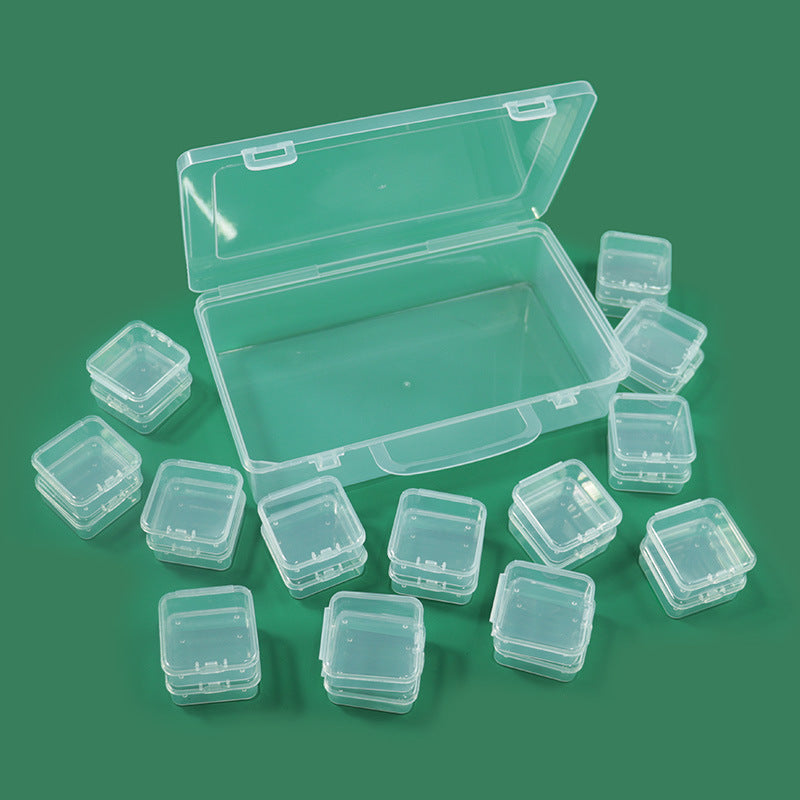 Klarer Mehrfach-Compartment Aufbewahrungsbox Brehn
