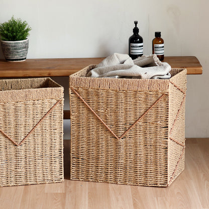 Aufbewahrungskörbe mit Vintage Stil Brehn