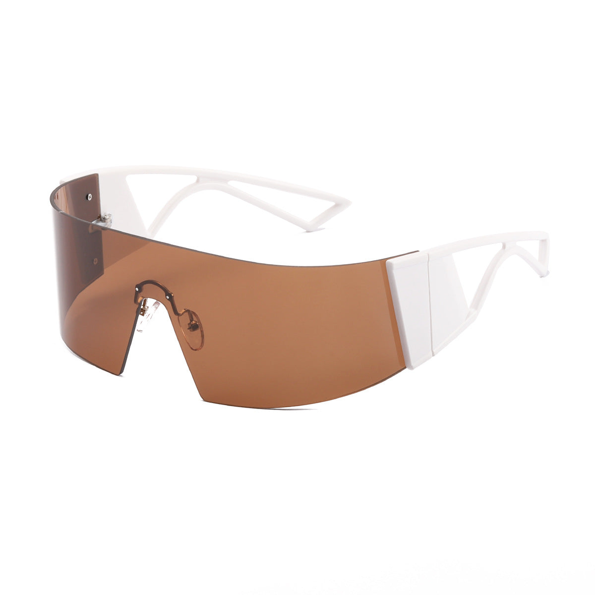 Damen sportliche Sonnenbrille im futuristischen Design Brehn